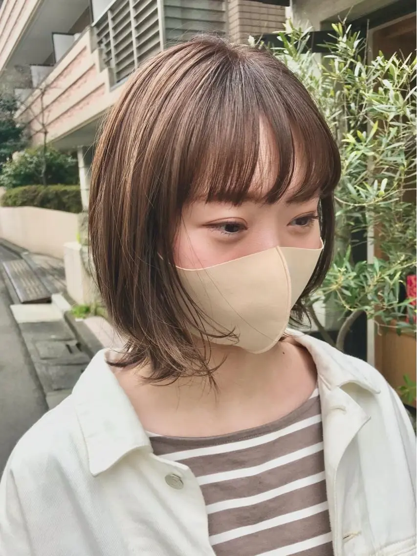ショート カラー ベージュカラー ブラウンカラー ブラウンベージュ 透明感カラー ハイライトカラー ヘアカラー トリートメント 再現性大人メンズヘア 毛流れパーマ木村陸弥のヘアスタイル