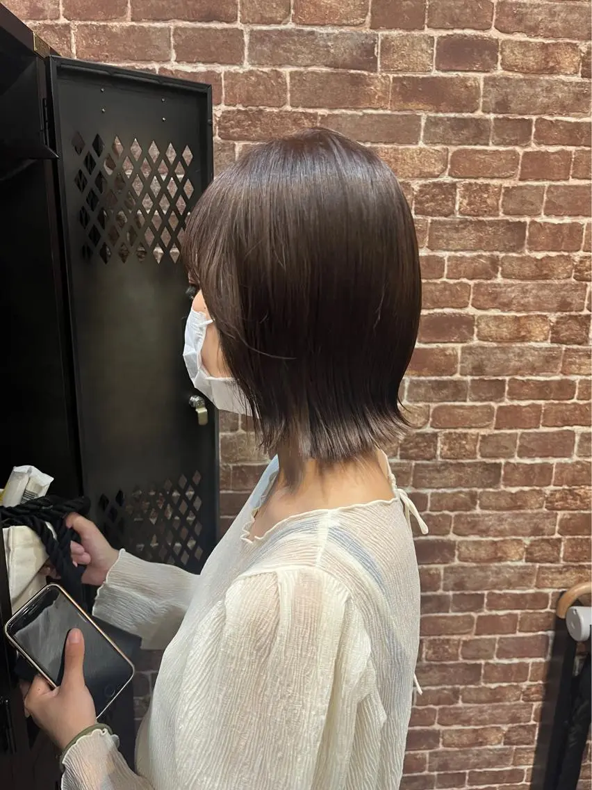 セミロング カラー パーマ ヘアアレンジ メンズ キッズ ネイル マツエク・マツパ アイブロウ メンズブリーチ メンズハイライト メンズインナーカラー メンズ韓国風 ブリーチ 久木原 ゆりのヘアスタイル