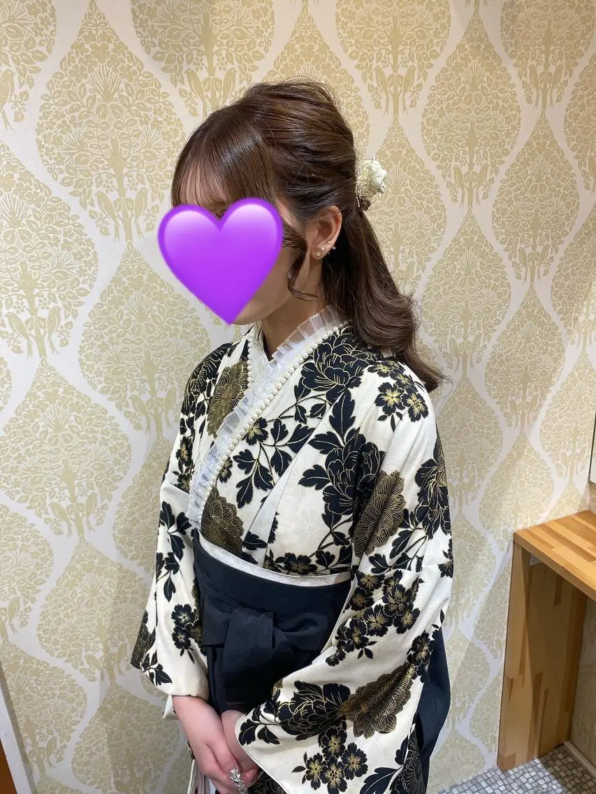 ヘアアレンジ ヘアセット天神駅直結 jrメンバーJUNのヘアスタイル