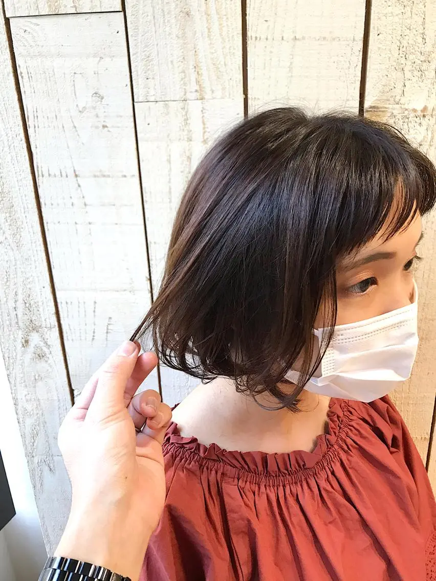 ミディアム 福田 ジュンキのヘアスタイル