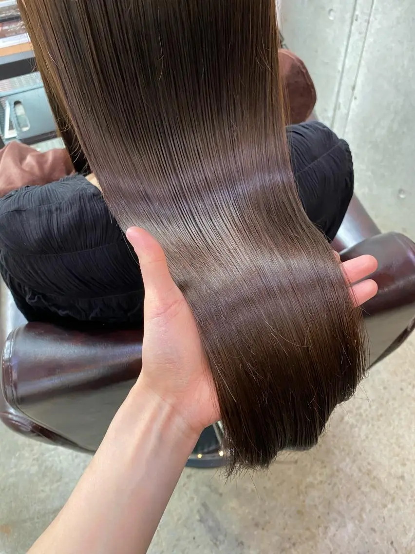 ロング 髪質改善 ヘアカラー トリートメント ✨美髪エステ✨ 佐々木みなみのヘアスタイル