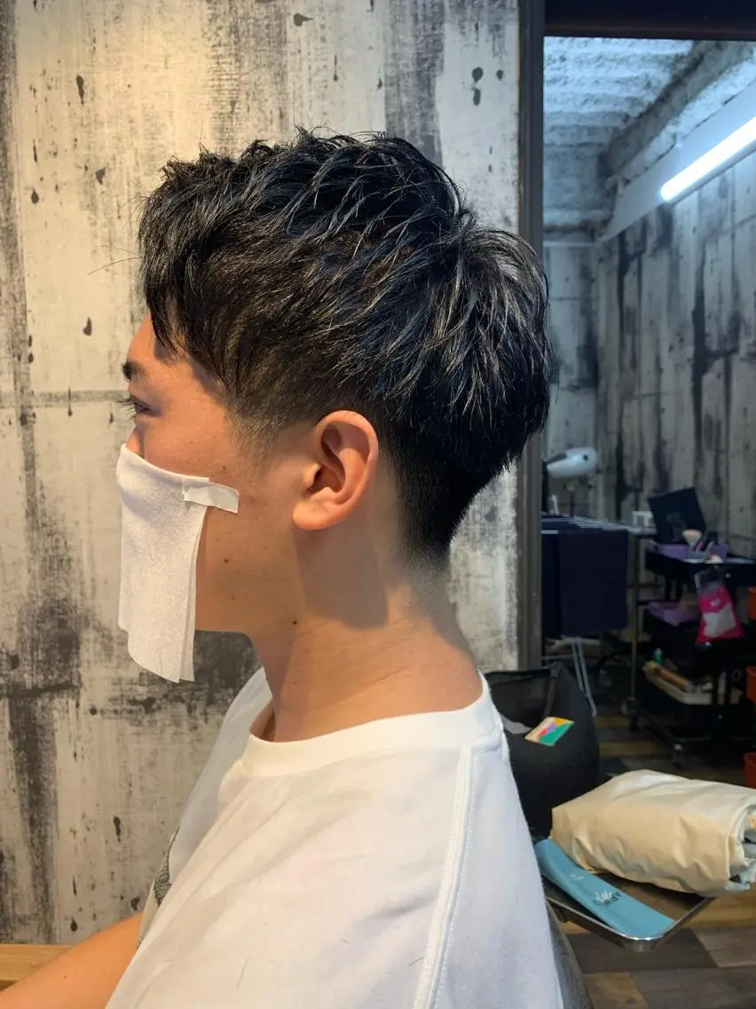 メンズ カット ヘアカラー トリートメント repose日本橋 室町のヘアスタイル