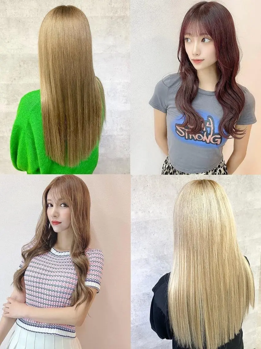 セミロング ヘアアレンジ カラー メンズ 外れにくいエク💚 EST梅田TAKIのヘアスタイル