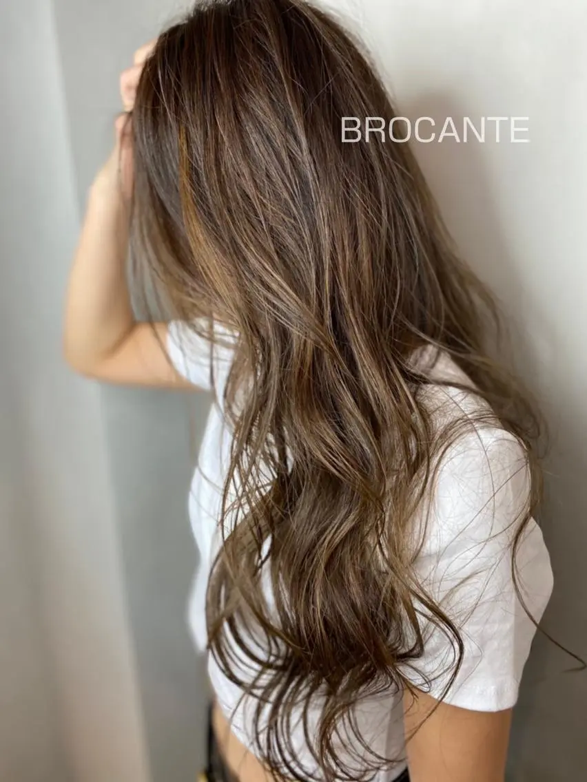 ロング カラー BROCANTE立川 karasawa.nのヘアスタイル