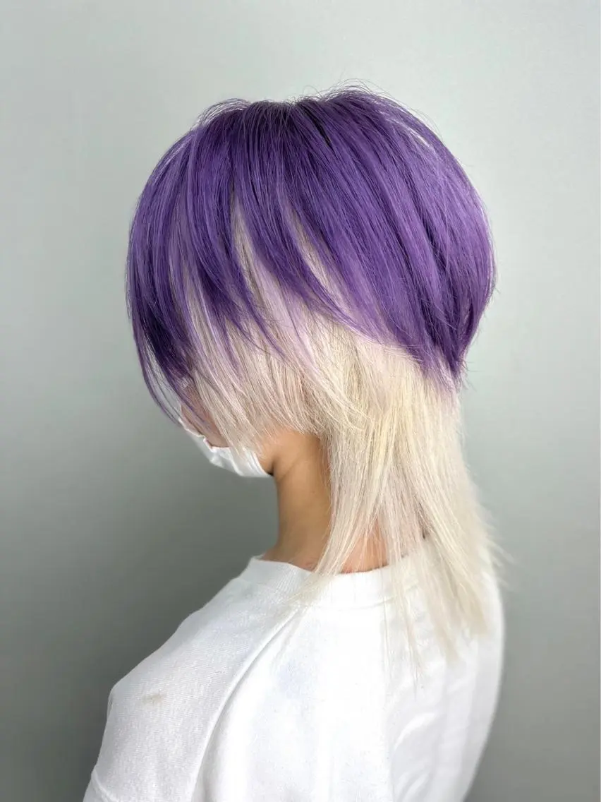 ミディアム カラー ハイトーンカラー ヘアカラー BAY ソウタのヘアスタイル