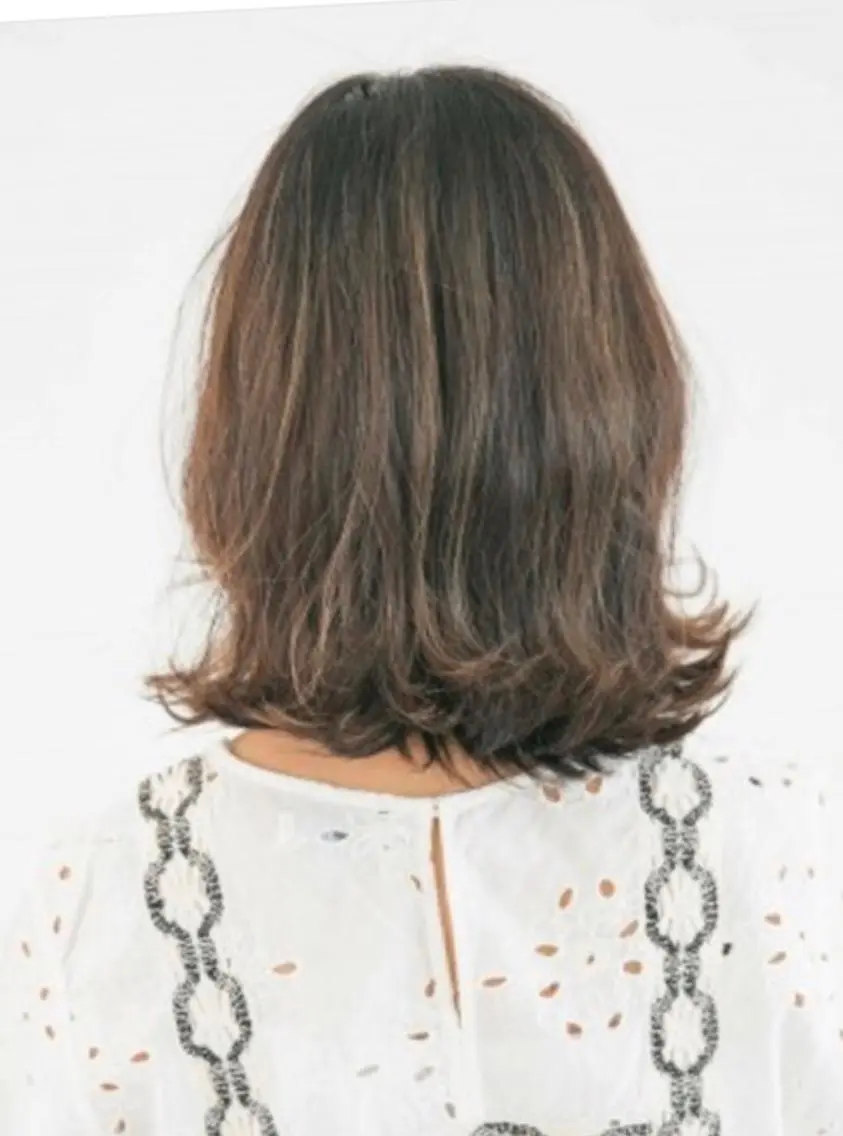 ミディアム ボブ 外ハネヘア Marika 🫧のヘアスタイル