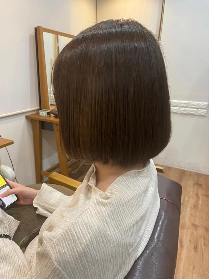 ショート 髪質改善&縮毛矯正 カット/soyaのヘアスタイル