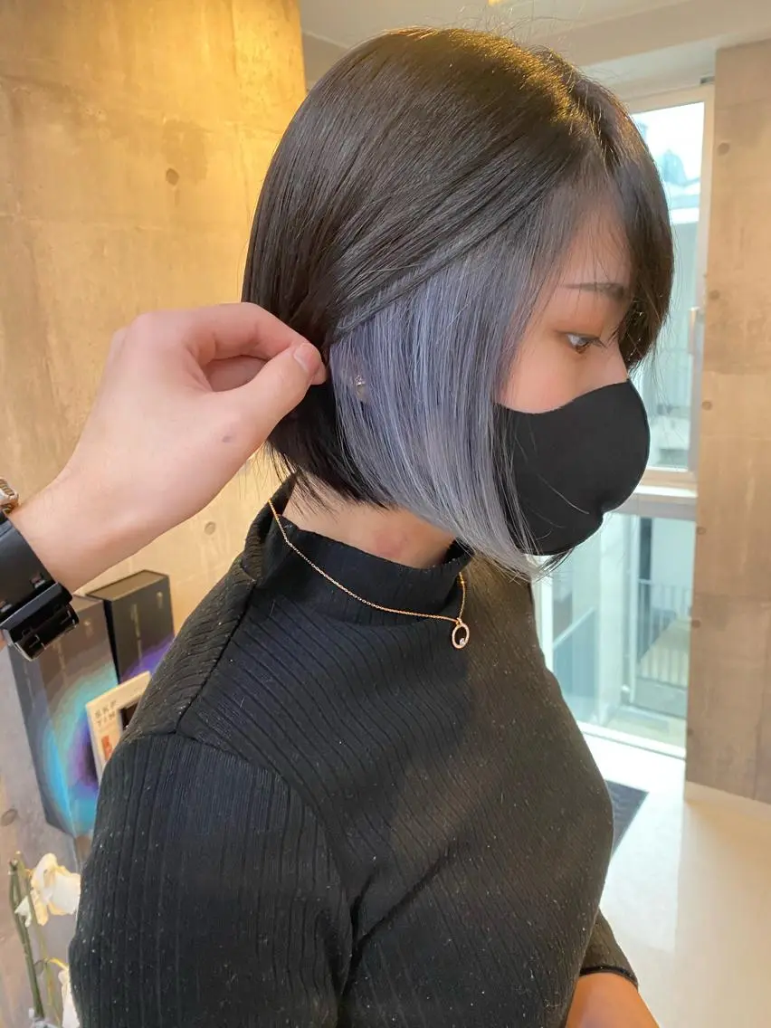 ショート ヘアカラー トリートメント ヘアセット "必ず可愛く” TAKUTOのヘアスタイル
