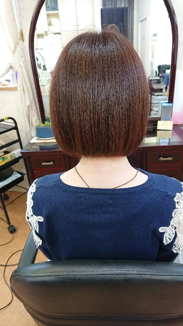 ミディアム カラー ベージュカラー ピンクカラー ピンクベージュ ボブ ROSSO 春日部店のヘアスタイル