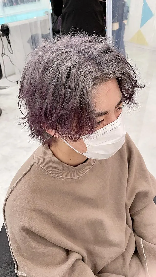 ミディアム カラー パーマ ヘアアレンジ メンズ キッズ カット メンズ特化美容師 aiの眉毛・アイブロウイメージ