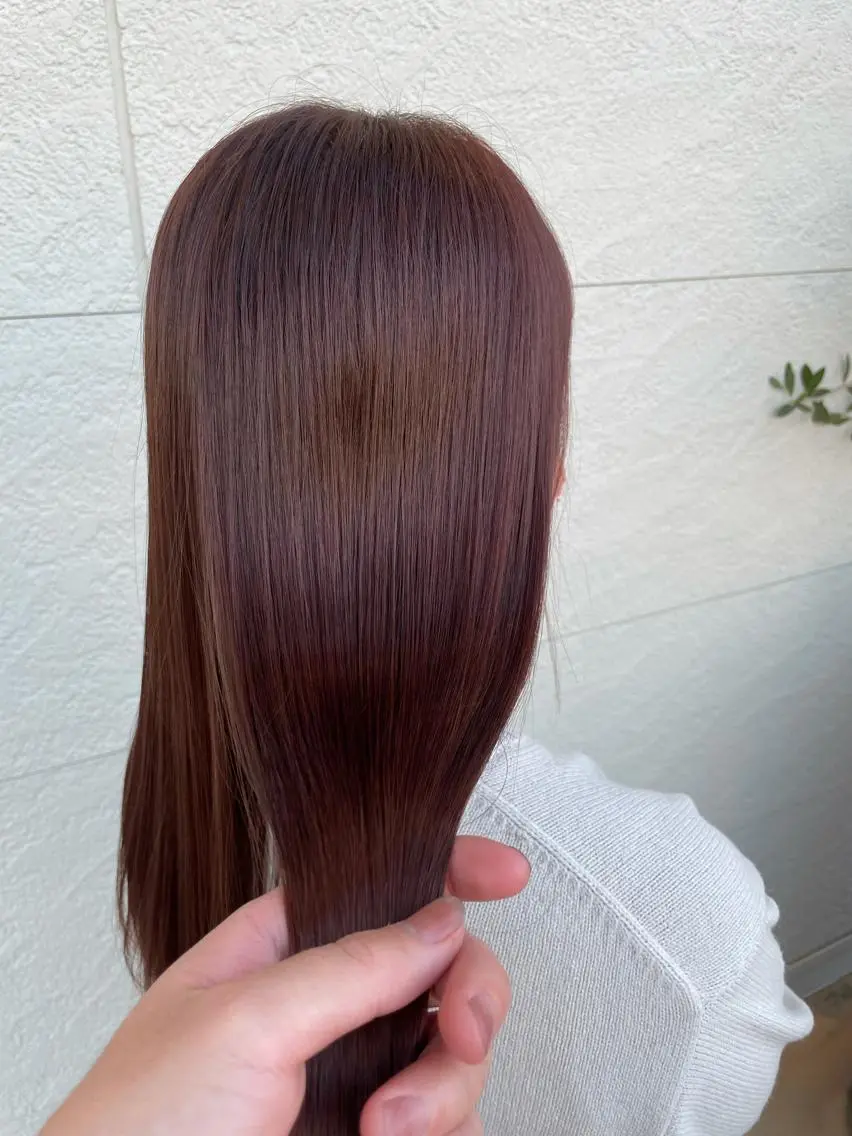 ロング カラー ベージュカラー ラベンダーカラー ラベンダーベージュ カット ヘアカラー 鵜飼 真伍のヘアスタイル