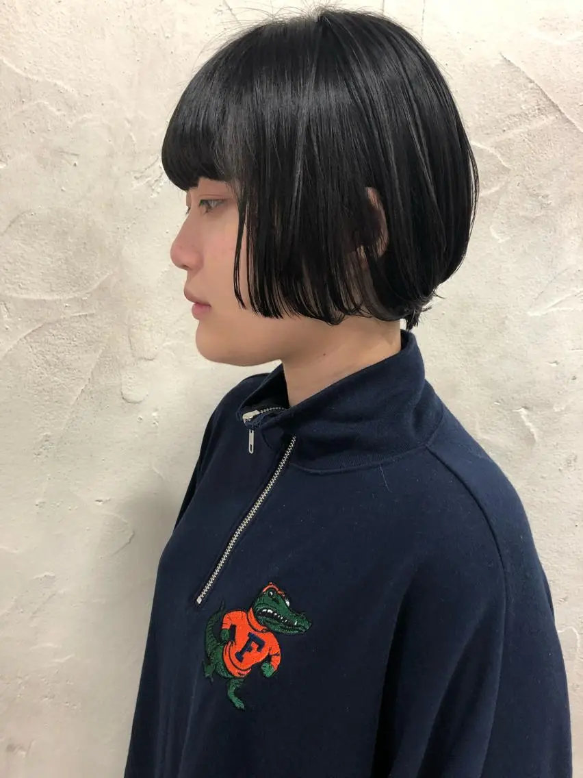 ショート ショートヘア せこぐち まいのヘアスタイル