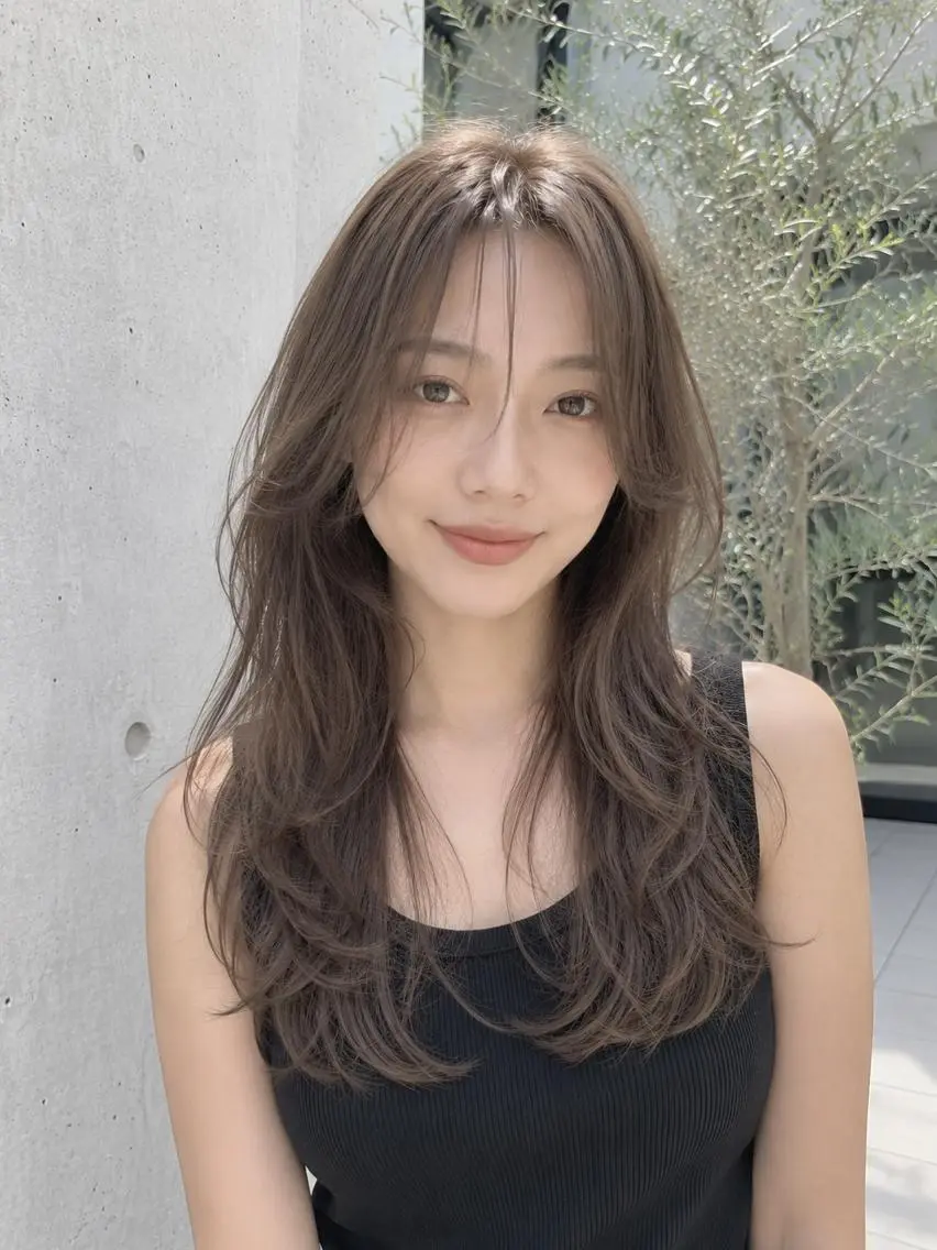 ミディアム ヘアカラー ❄️透明感カラー❄️ メンズ✂️TOWAのヘアスタイル