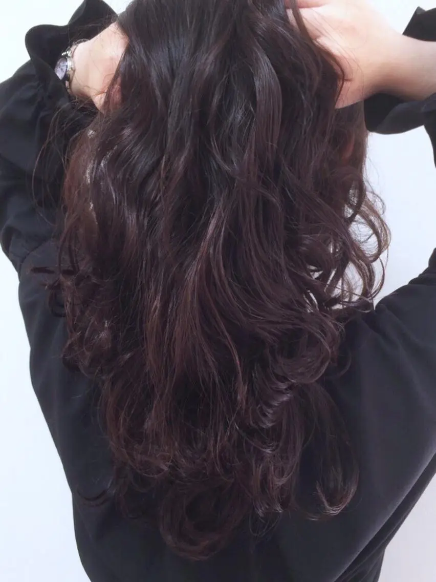 ロング カラー カット ヘアカラー 🍀ナガヤマ ヒデアキ🍀のヘアスタイル