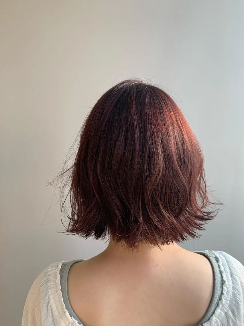 ショート カラー パーマ ヘアアレンジ 加藤 綾華のヘアスタイル