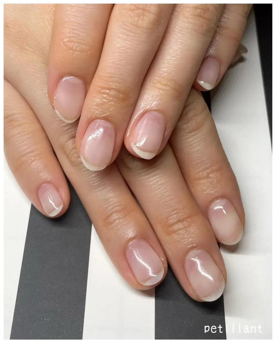 ネイル クリアネイル nail salon petillantのネイルデザイン