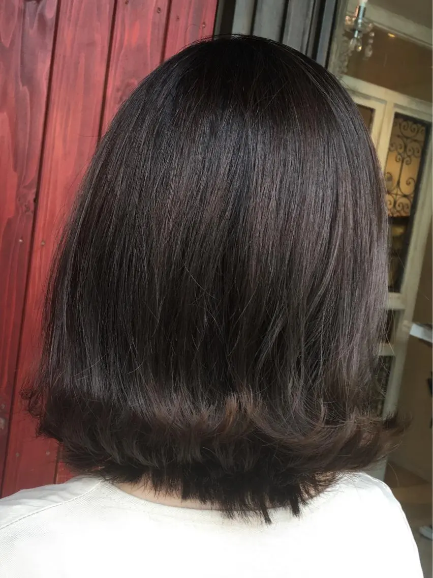 ミディアム カラー アッシュ イルミナカラー plaatje 義見のヘアスタイル