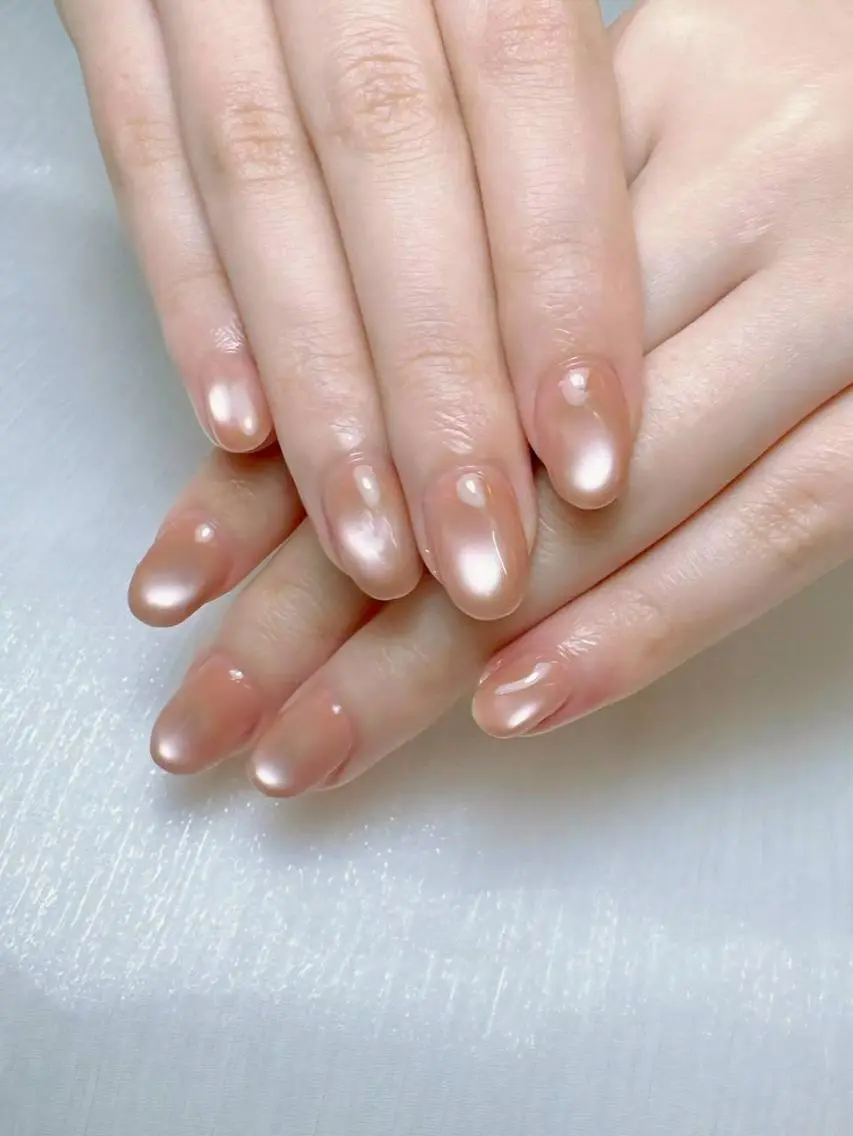 ネイル ジェルネイル マグネットネイル 持ち込み オフィスネイル パラジェル ハンドネイル Mihana Nails.*♡のネイルデザイン