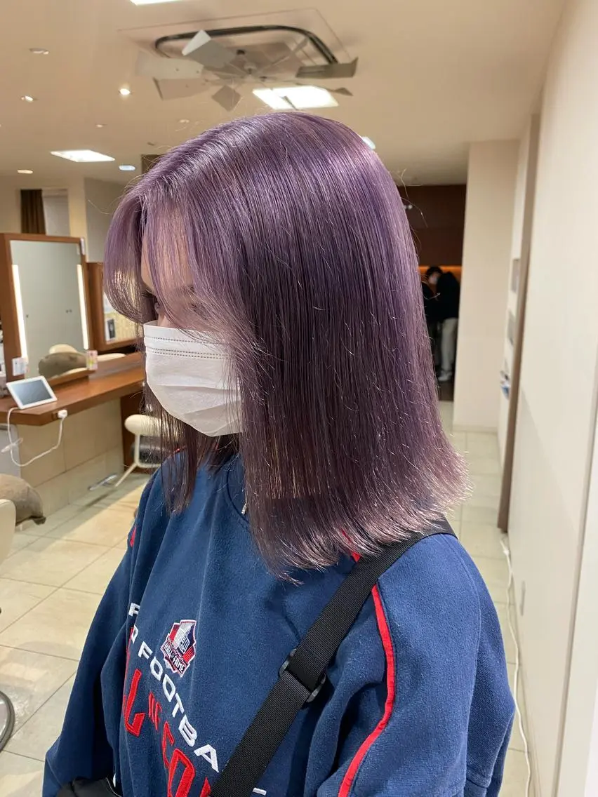 ミディアム カラー ブリーチ指名No.1 Daikiのヘアスタイル