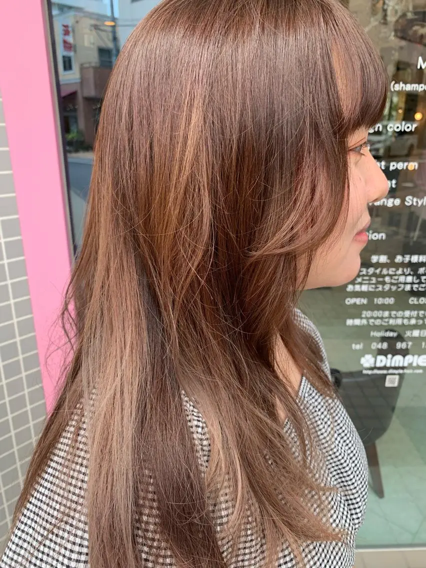 ロング カラー ヘアカラー トリートメント ヘアセット 🌸スタイリスト 山浦美恵のヘアスタイル