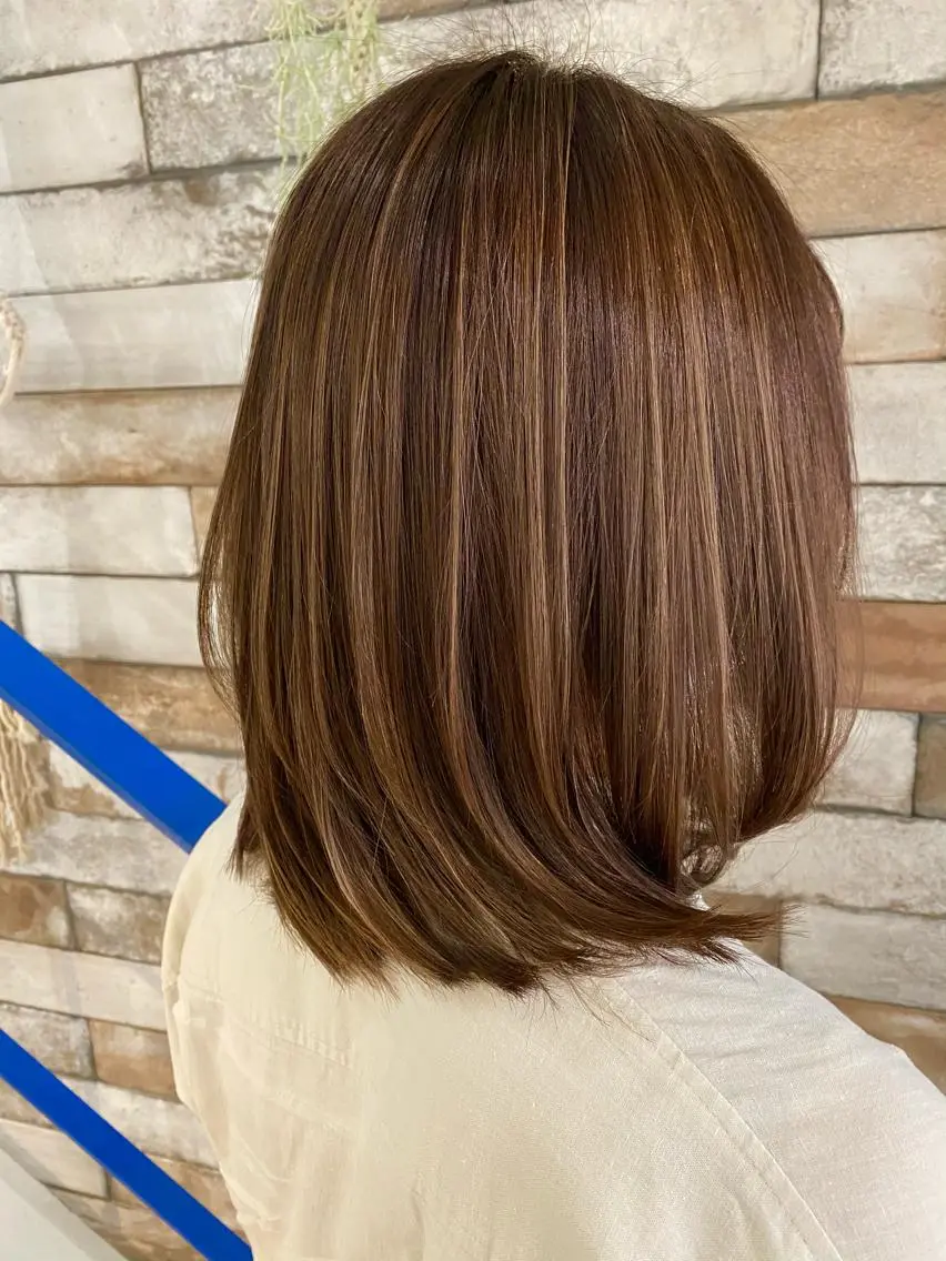 カラー カット ヘアカラー 柔らかカラー🫧🌱 ナナコのヘアスタイル