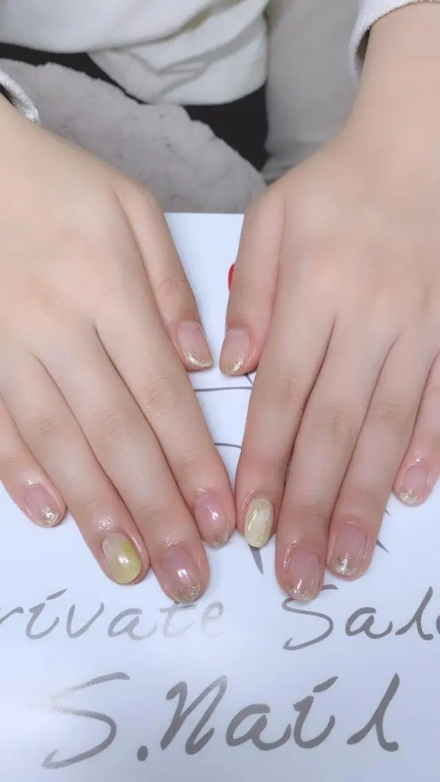 ネイル 西大分S.Nail 𓏲⋆🪸.⋆⸜🫧のネイルデザイン