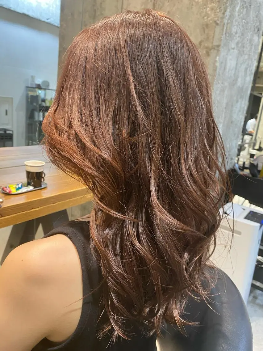 セミロング カット ヘアカラー トリートメント 髪質改善ULTOWA ✨松井 美幸のヘアスタイル