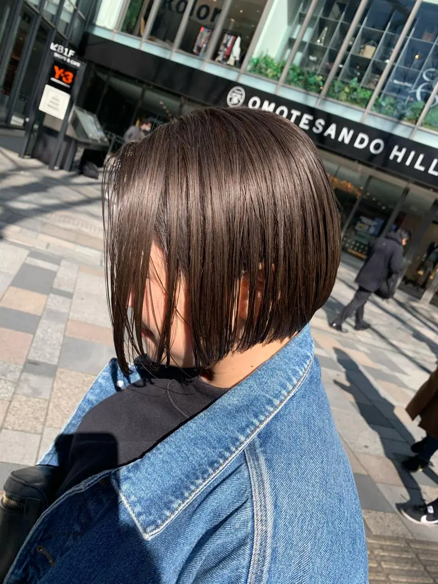 ショート カラー 髪質改善 RYOのヘアスタイル