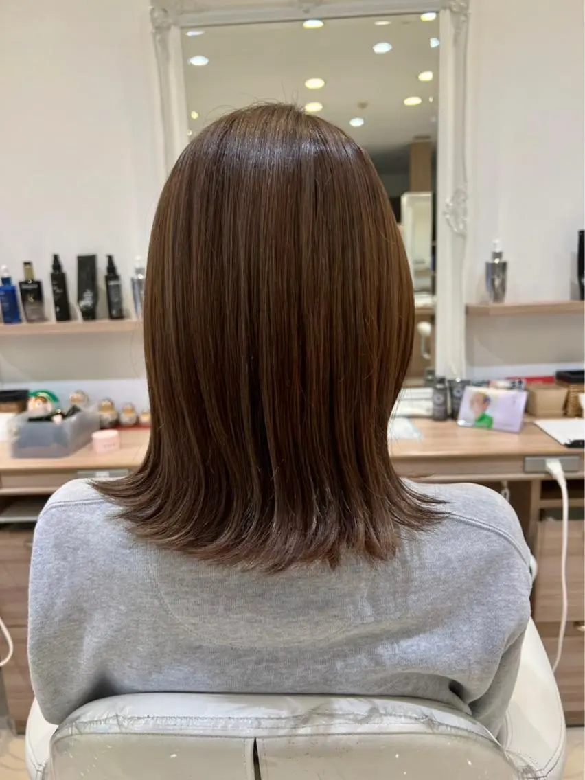 カラー トリートメント 美髪艶カラー💎✨ モエのヘアスタイル