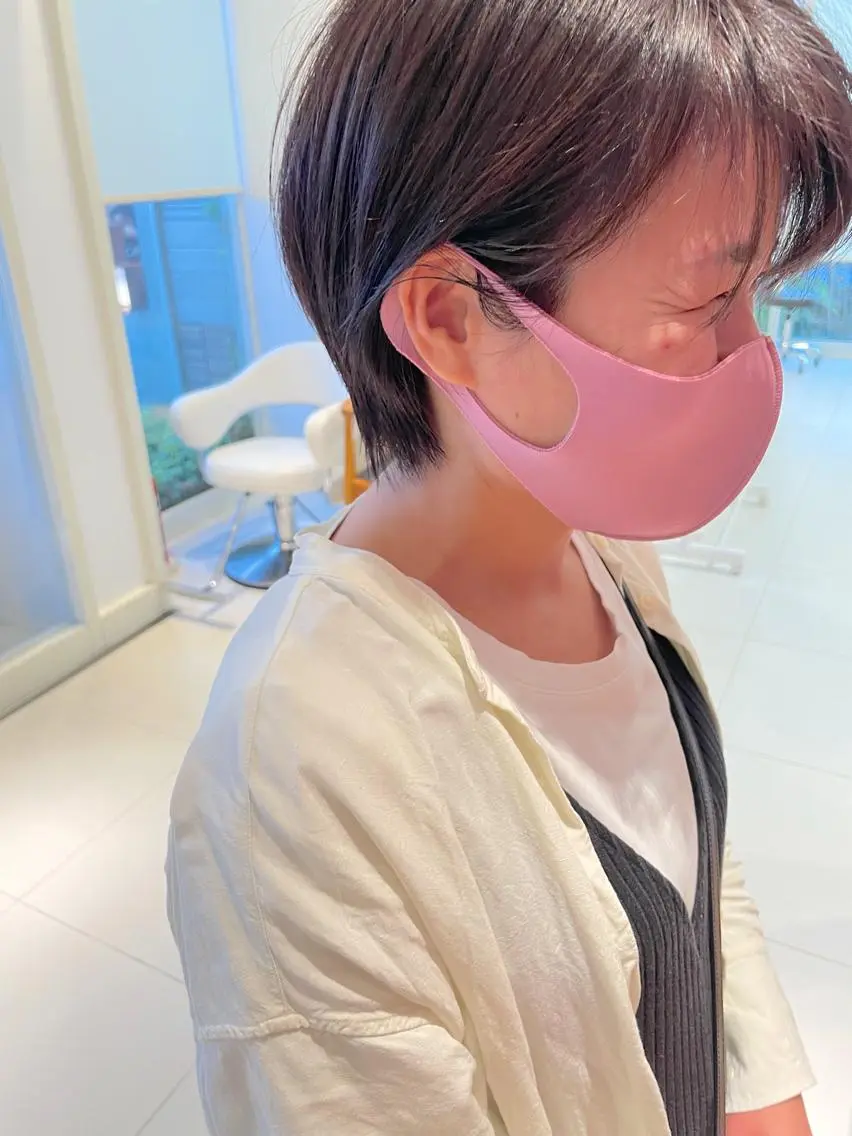 ショート カラー ショートボブ ボブ ショートヘア 鶴岡で縮毛矯正なら お任せ！ハヤシナオミのヘアスタイル