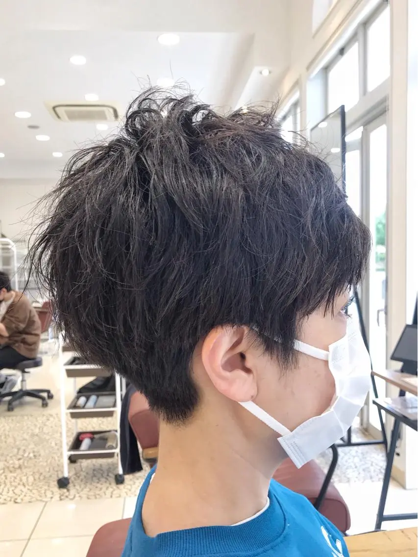 ショート パーマ カット パーマ 中野 克也のヘアスタイル