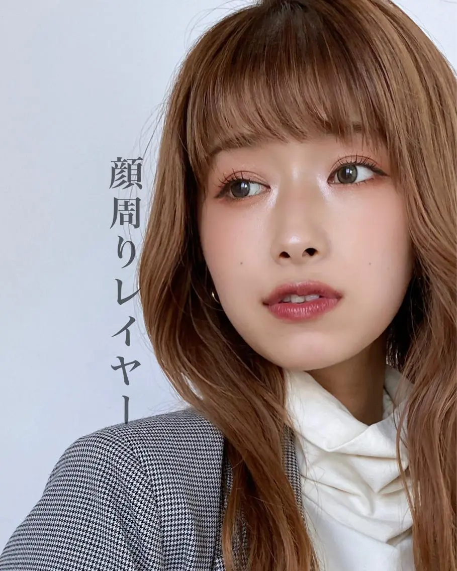 ミディアム カット ヘアカラー トリートメント 似合わせレイヤー モテカラー🤍三科のヘアスタイル