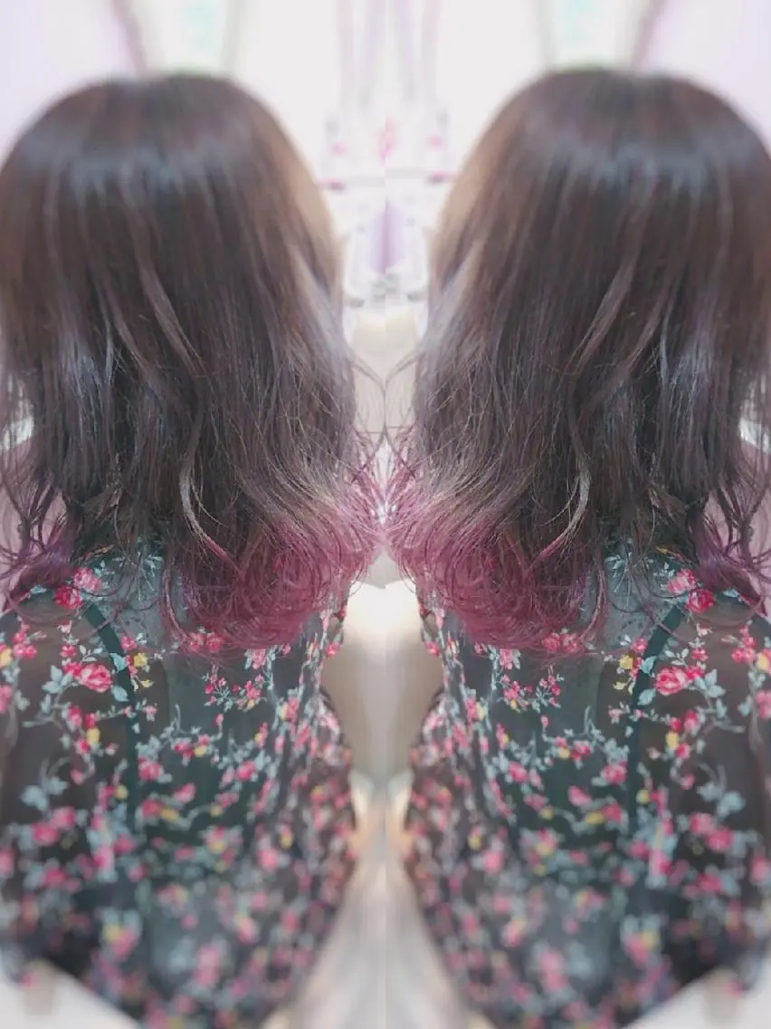 セミロング ナカシマ  アユミのヘアスタイル