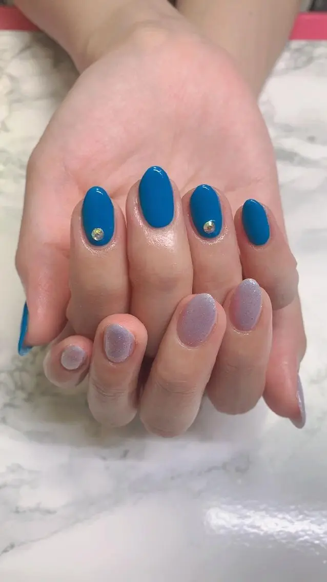 ネイル ネイル💕& まつ毛パーマのネイルデザイン