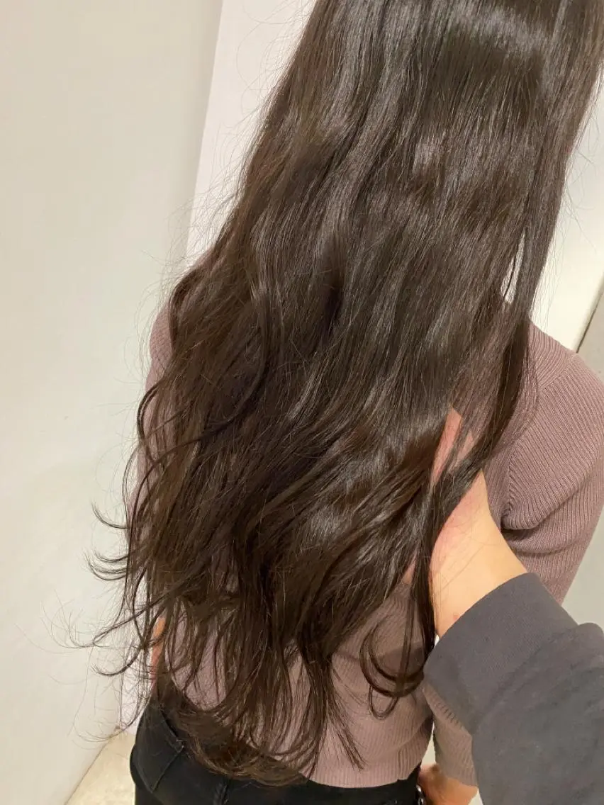 ロング ヘアカラー 藤田 遼のヘアスタイル