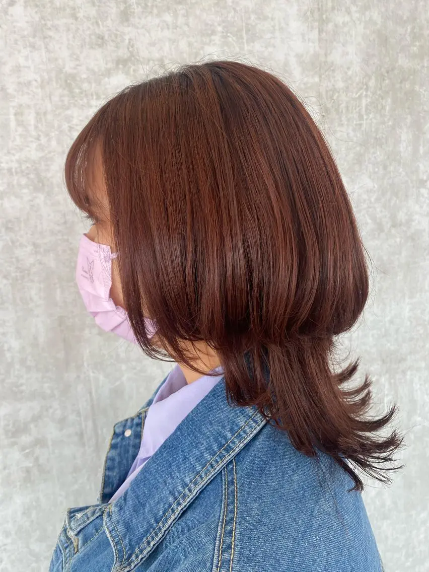 セミロング ウルフカット 🦋 さとりなのヘアスタイル