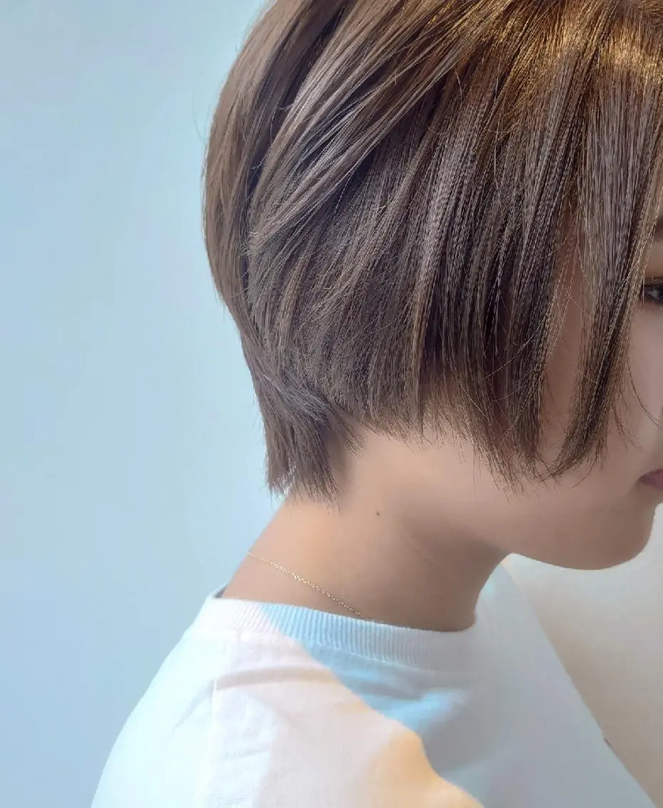 ショート カラー カット 髪質改善/ブリーチ 田代 龍我のヘアスタイル