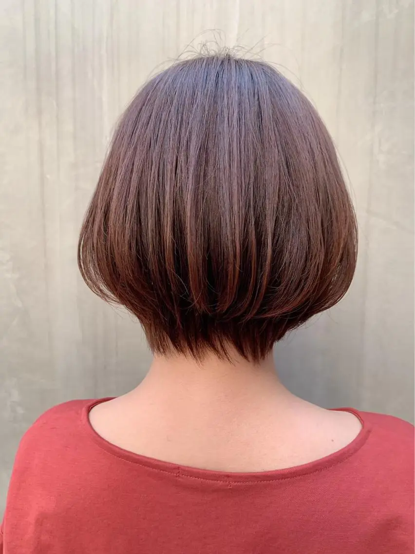ショート カラー ヘアアレンジ ベージュカラー 透明感カラー ココアベージュ 髪質改善 トリートメント ダブルカラー｜ なおき｜池袋美容師のヘアスタイル