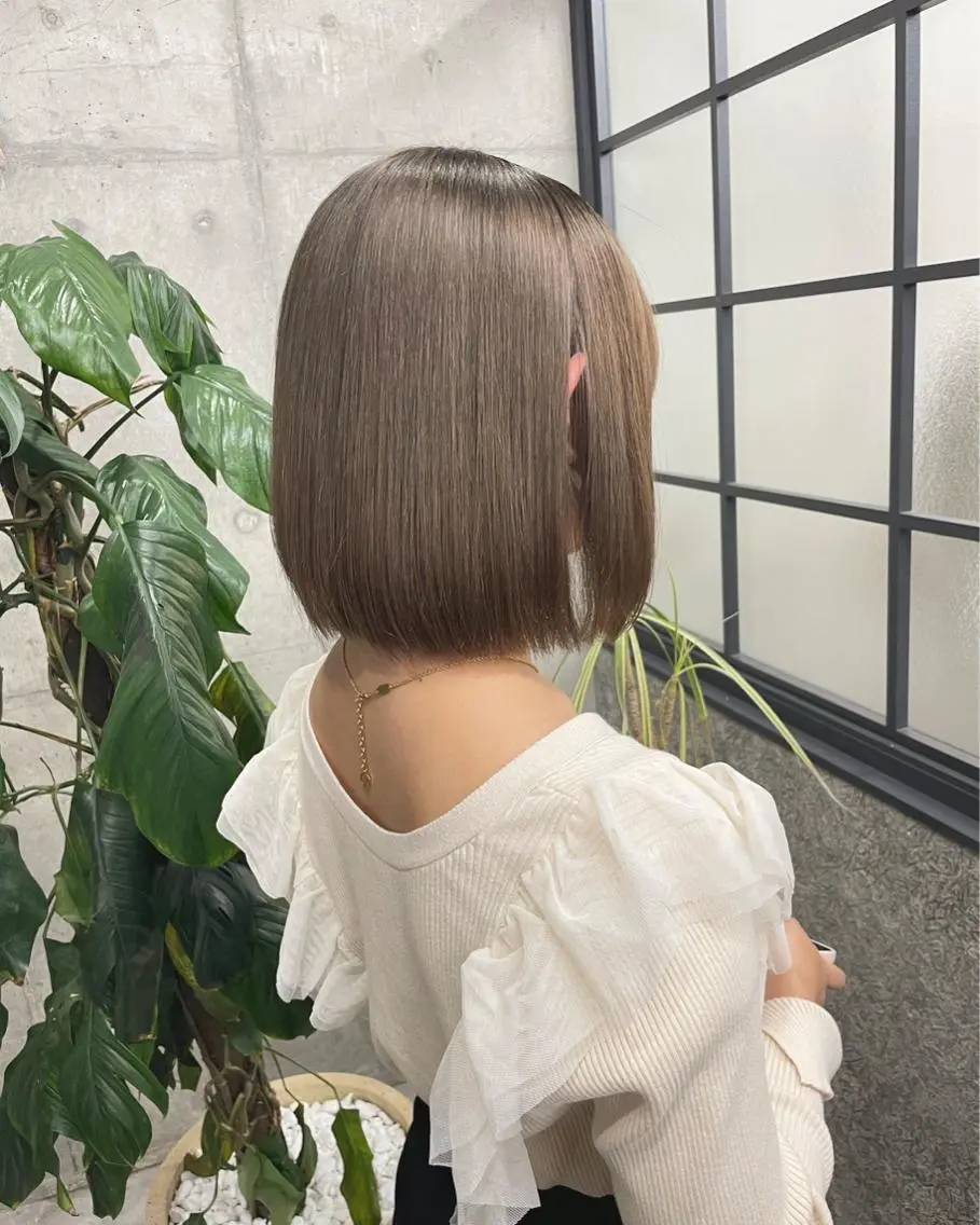 カラー レディースパーマ モデル募集RIKOのヘアスタイル