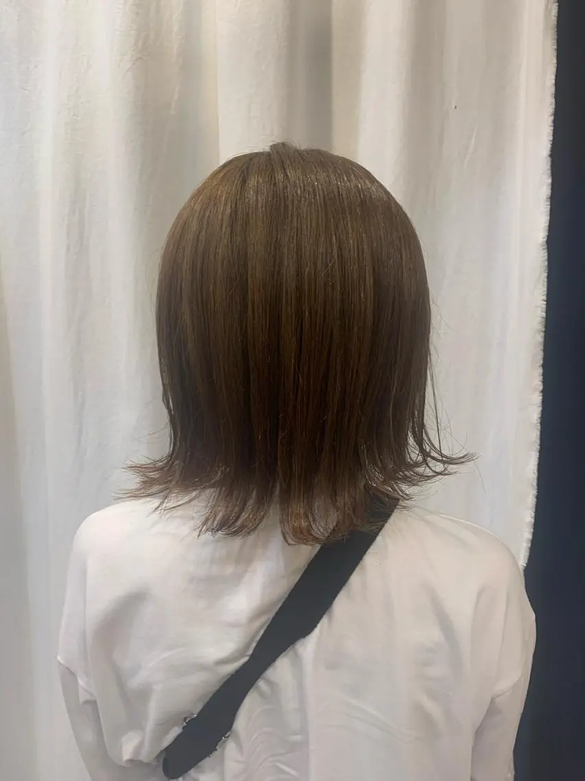 ミディアム カラー まろやかカラー🤎 みなとまほのヘアスタイル