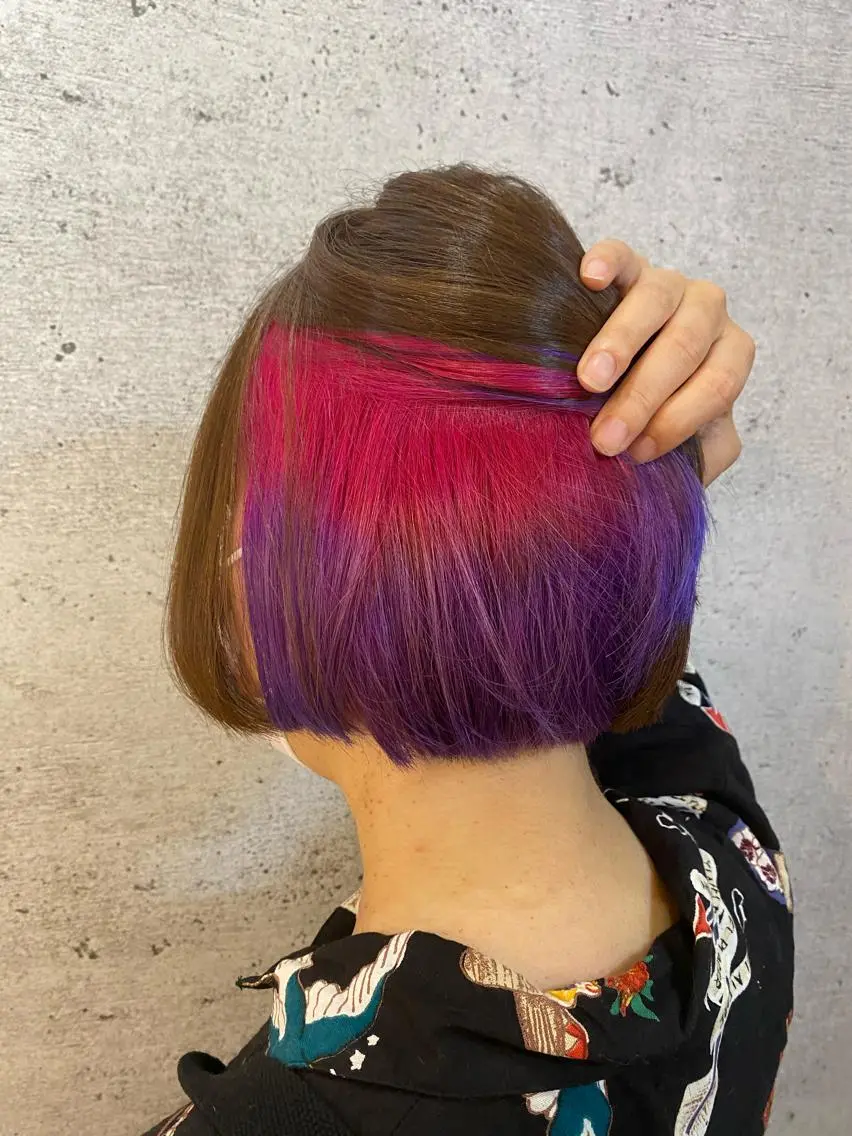 ショート カラー カット ヘアカラー トリートメント Ando Raycoのヘアスタイル