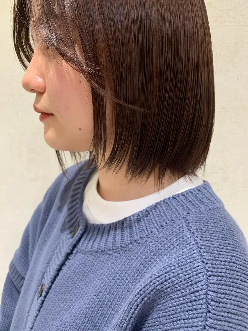 ミディアム カラー ヘアカラー トリートメント haru/レイヤー/ ウルフのヘアスタイル