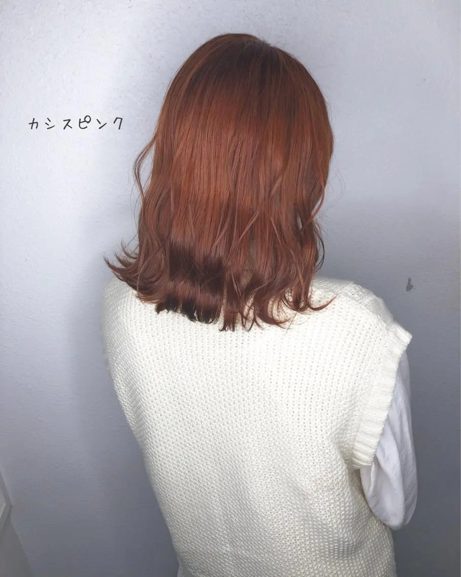 ミディアム カラー ブリーチ あさだ しゅうたろうのヘアスタイル