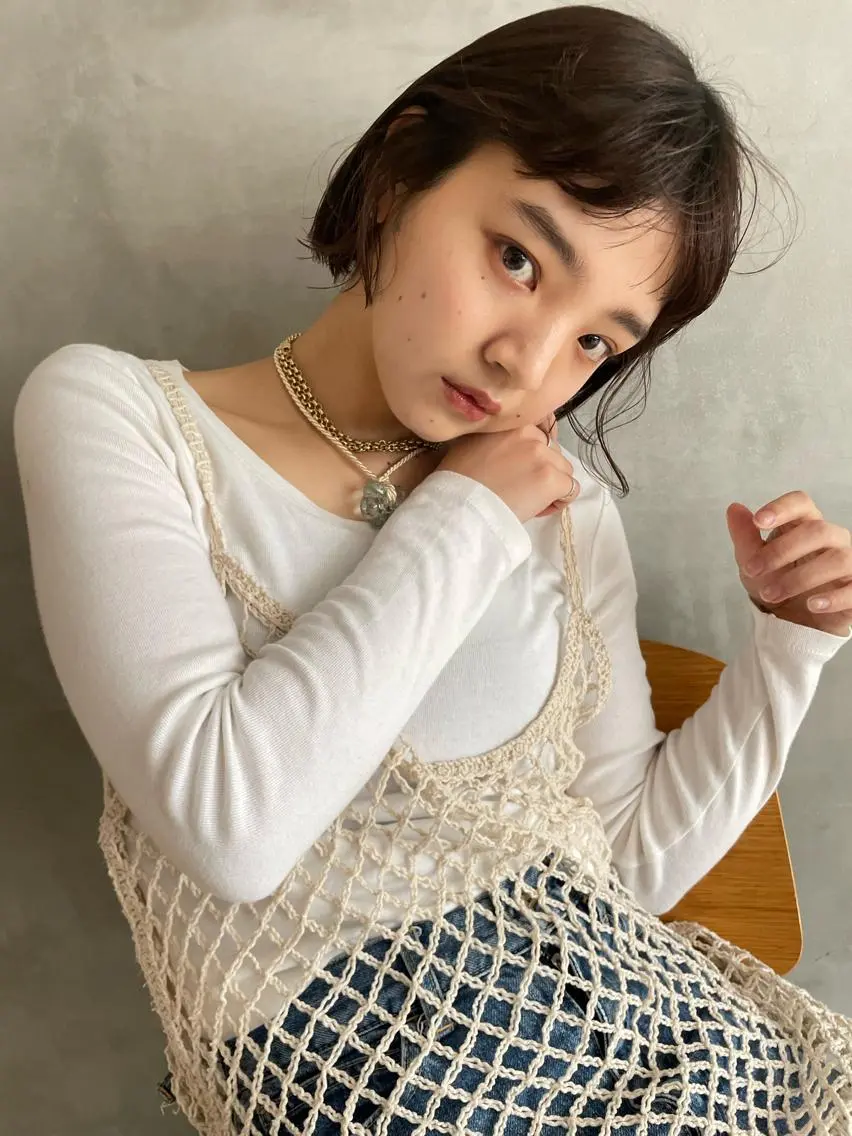 ミディアム カラー 大人girly🛋️ 🤍yukakoのヘアスタイル