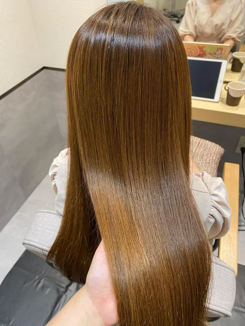 ロング トリートメント やまぐち あやみのヘアスタイル