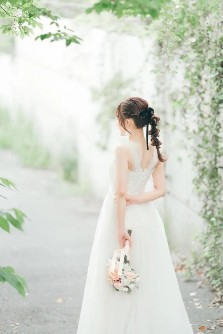ロング ヘアアレンジ 結婚式・ブライダル サソウ ユリエ🥥のヘアスタイル