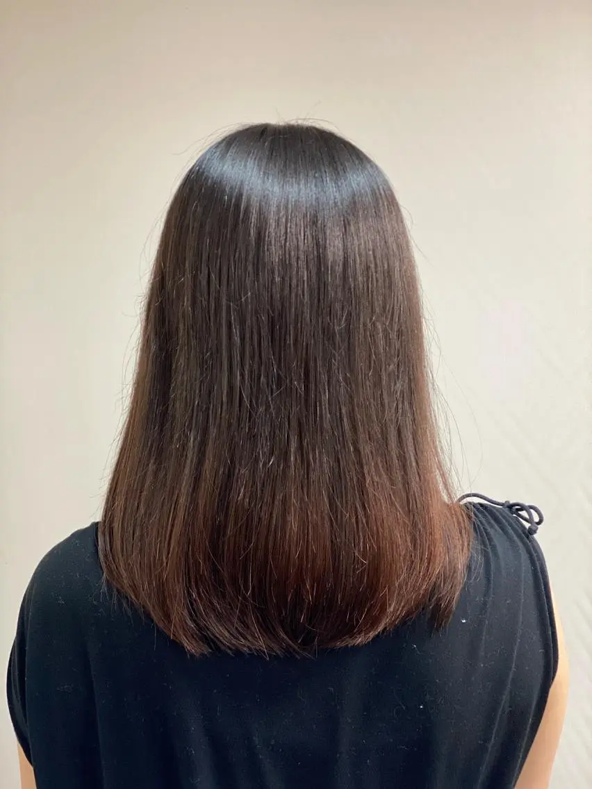 セミロング カット 木下 広太のヘアスタイル