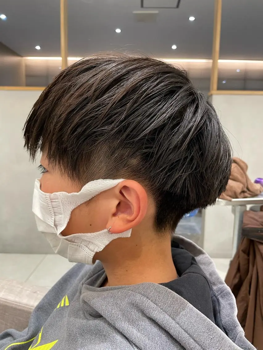 ショート ヘアカラー 松田記和 モデル募集中のヘアスタイル