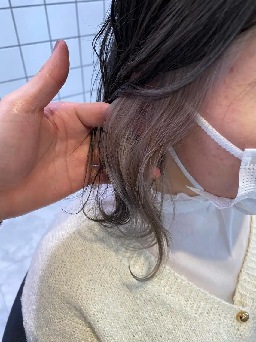 カラー レイヤーダブルカラー KYONのヘアスタイル