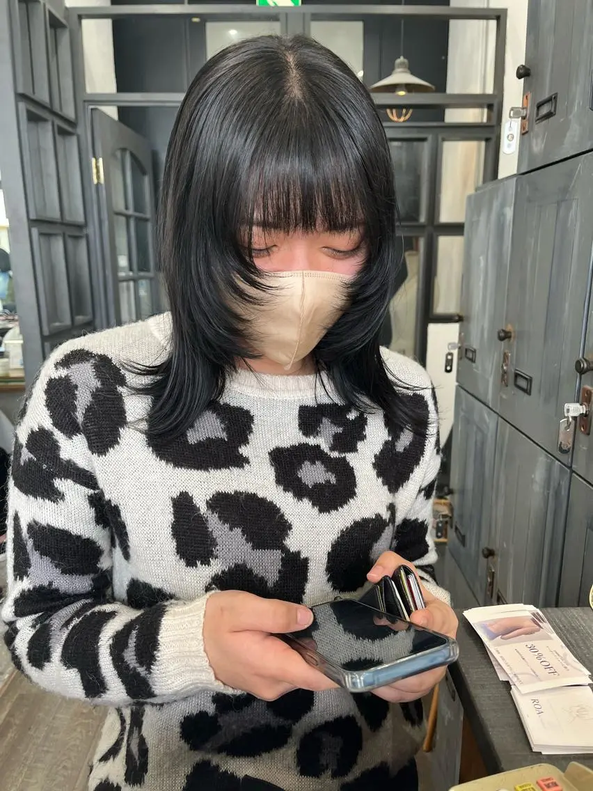 ミディアム カラー ヘアアレンジ メンズ カット ヘアカラー 東 寛道のヘアスタイル
